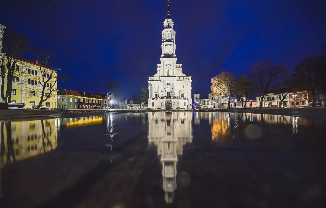 Photo wallpaper Lithuania, Kaunas, The town hall