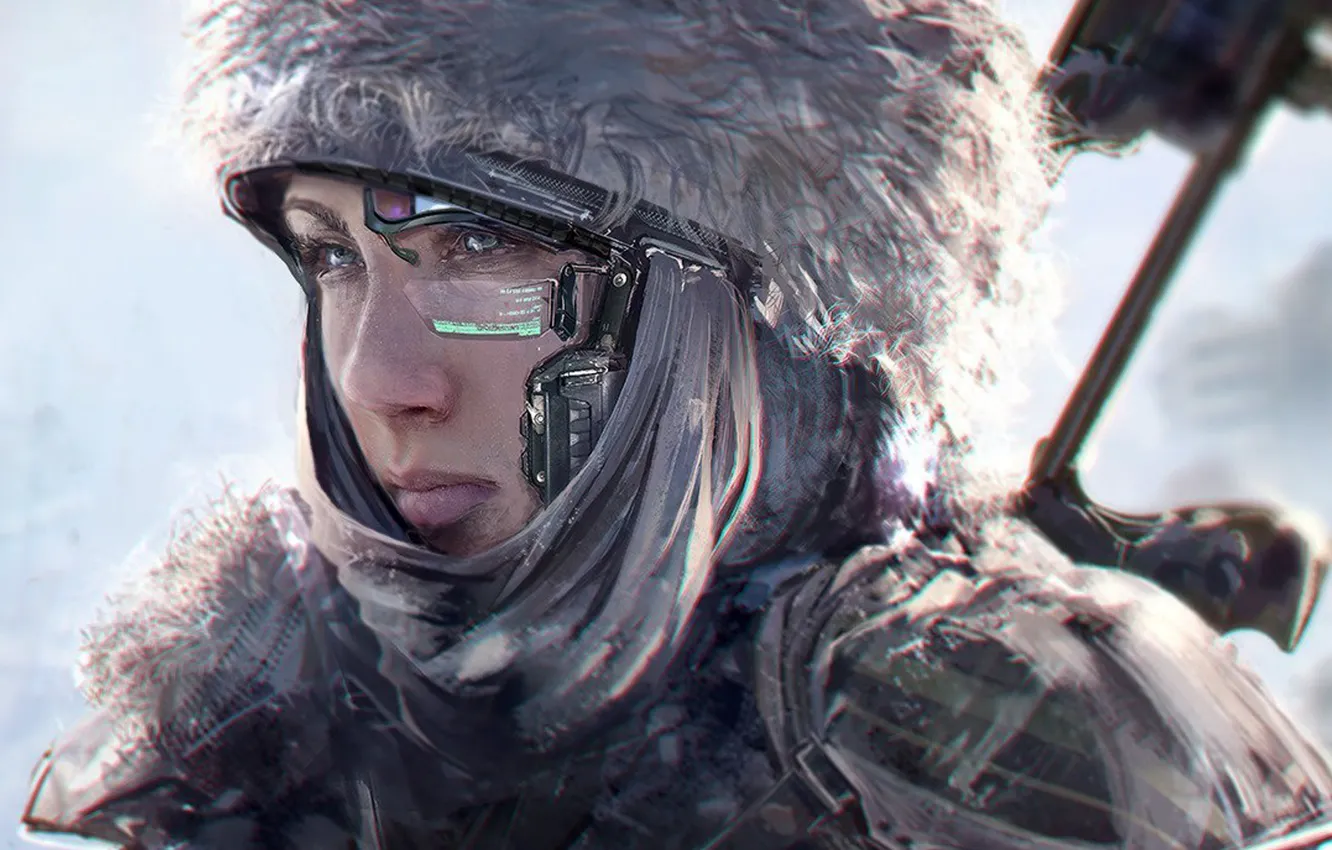 Photo wallpaper look, woman, beautiful girl, beautiful girl, The future with the present, The future with the …