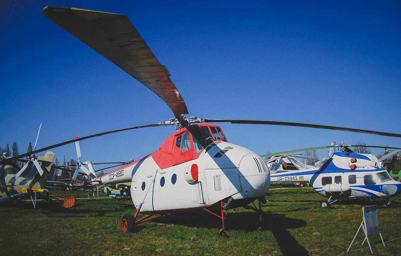 Photo wallpaper aviation, helicopter, helicopter, Soviet, Mi-4, WWF