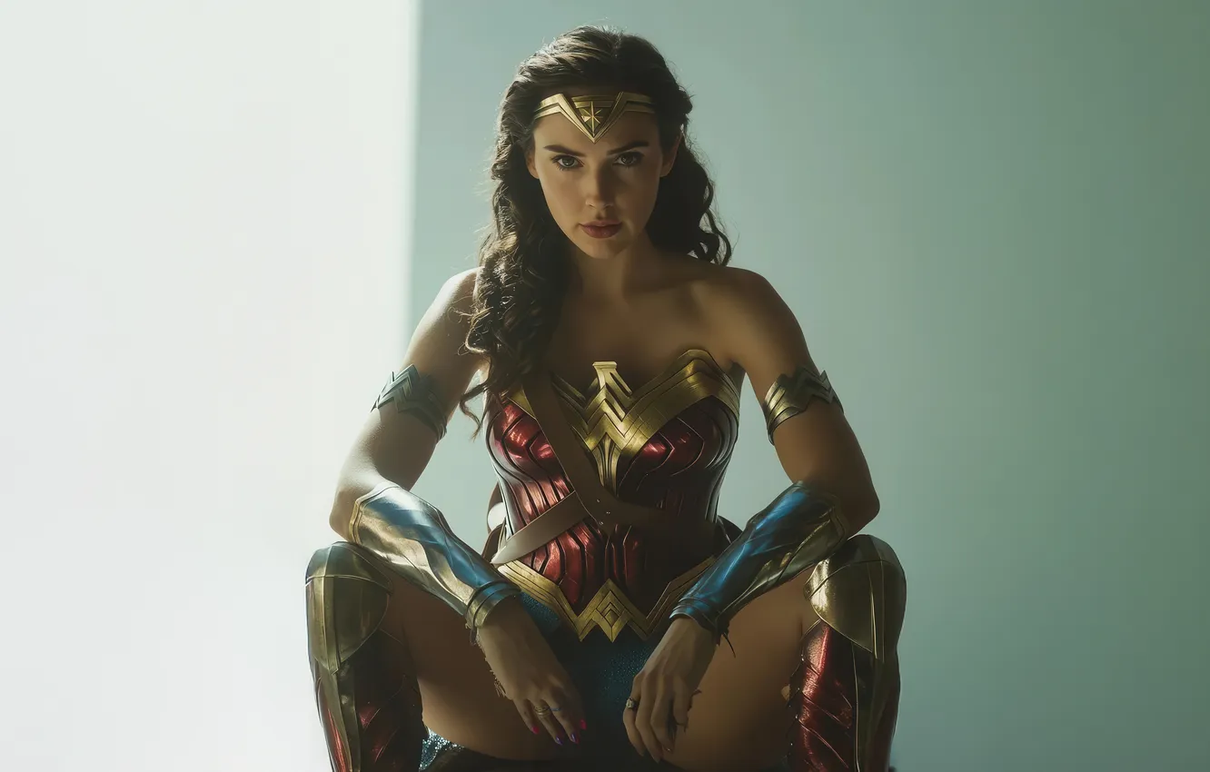 Photo wallpaper Wonder Woman, justice, reborn