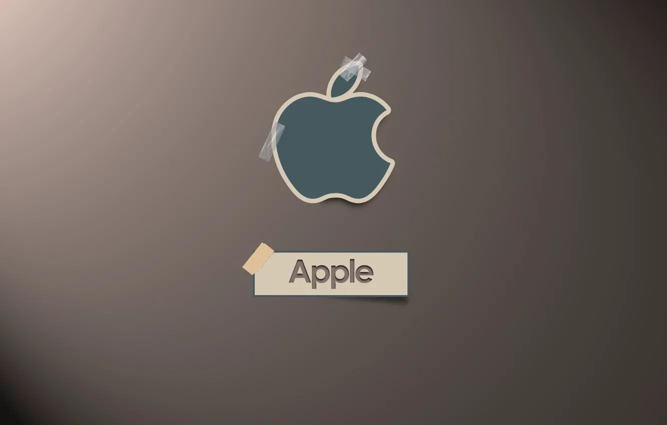 Photo wallpaper apple, logo, Scotch