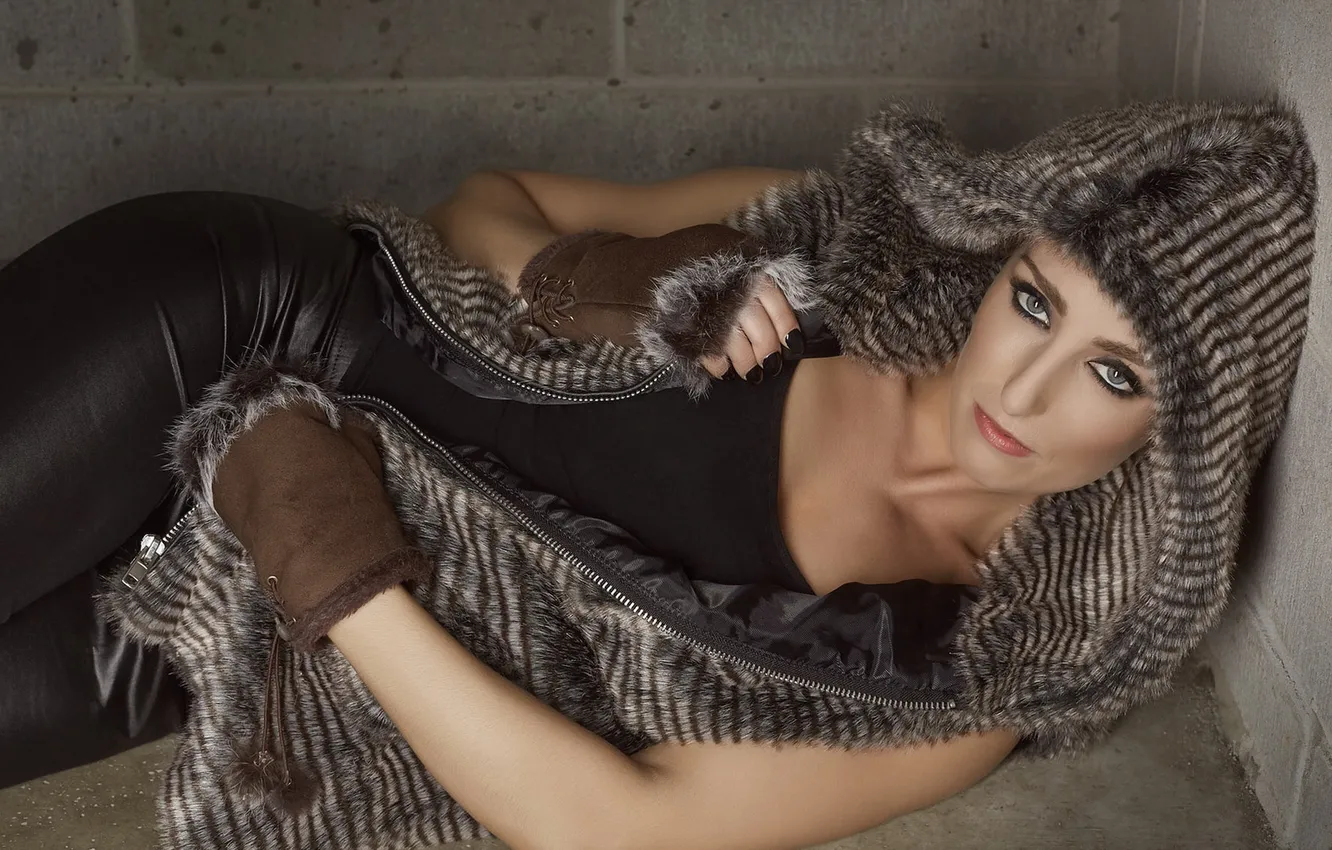 Photo wallpaper look, girl, background