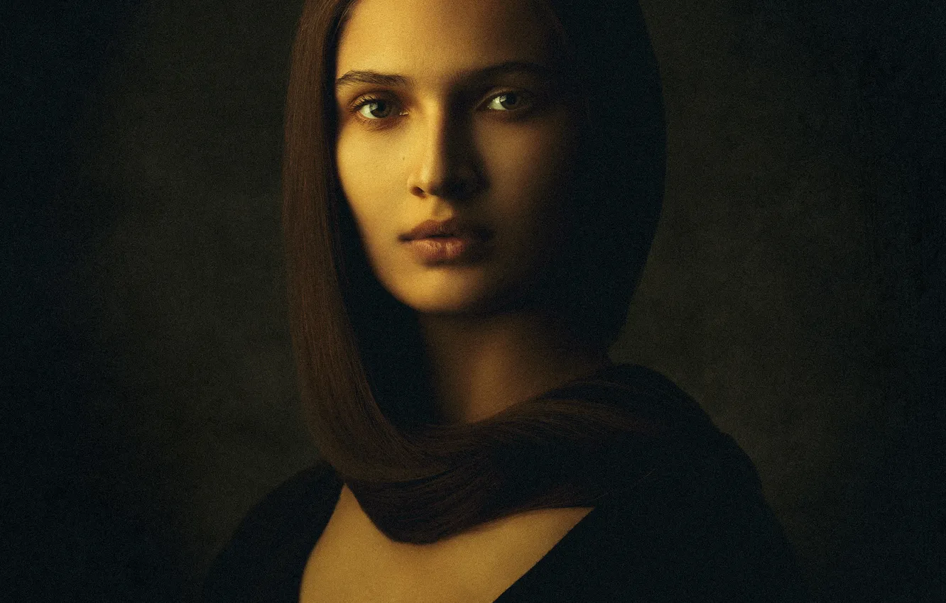 Photo wallpaper look, portrait, vintage, Irina, Ruslan Rakhmatov