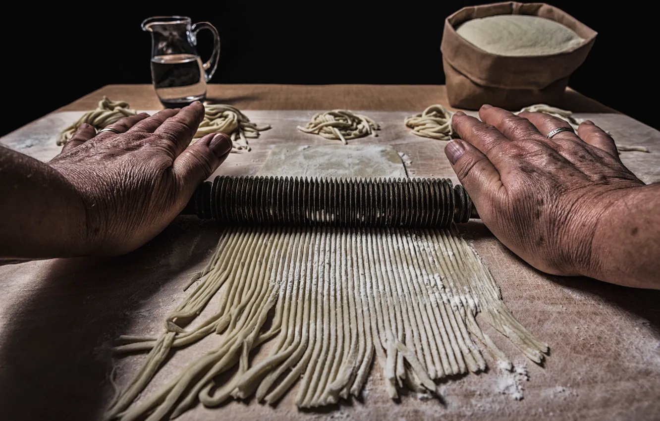 Photo wallpaper food, the dough, pasta