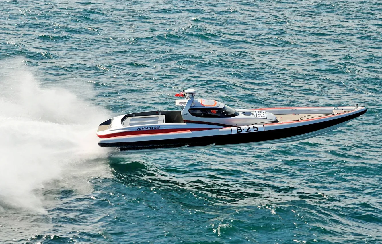 Photo wallpaper race, boat, speed