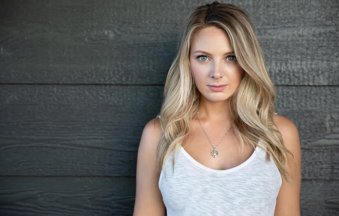 Photo wallpaper blonde, blue eye, Marissa McKenzie