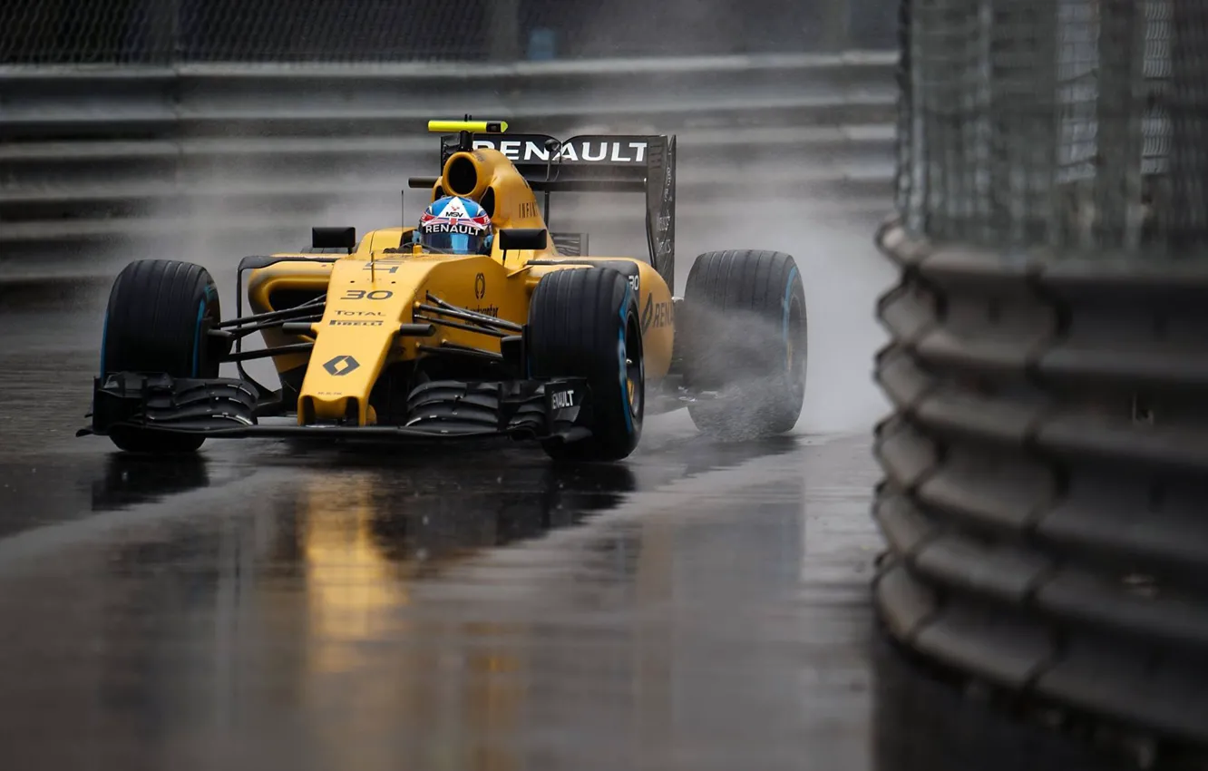 Photo wallpaper Renault, Formula 1, Reno, Team, Monte Carlo, palmer