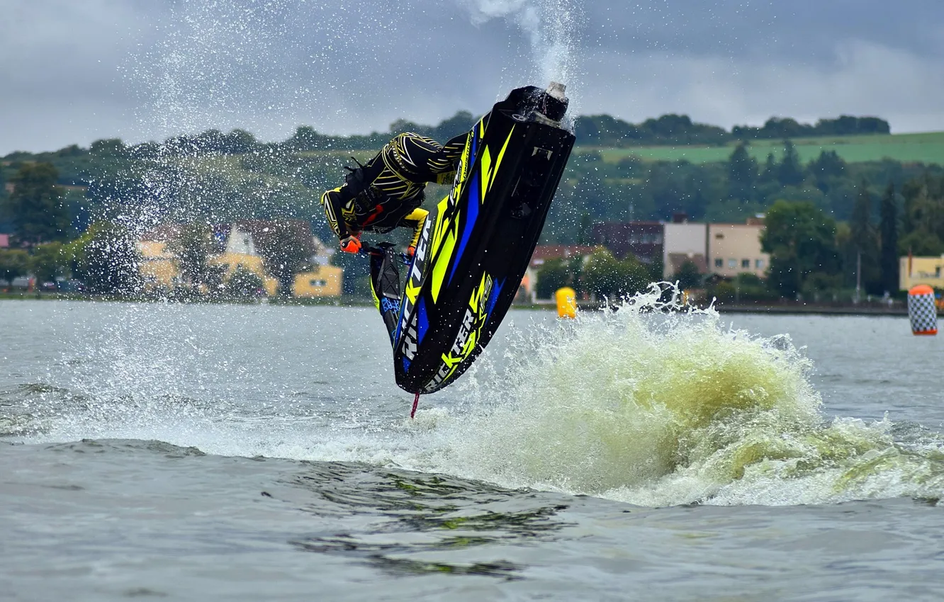 Photo wallpaper race, boat, speed