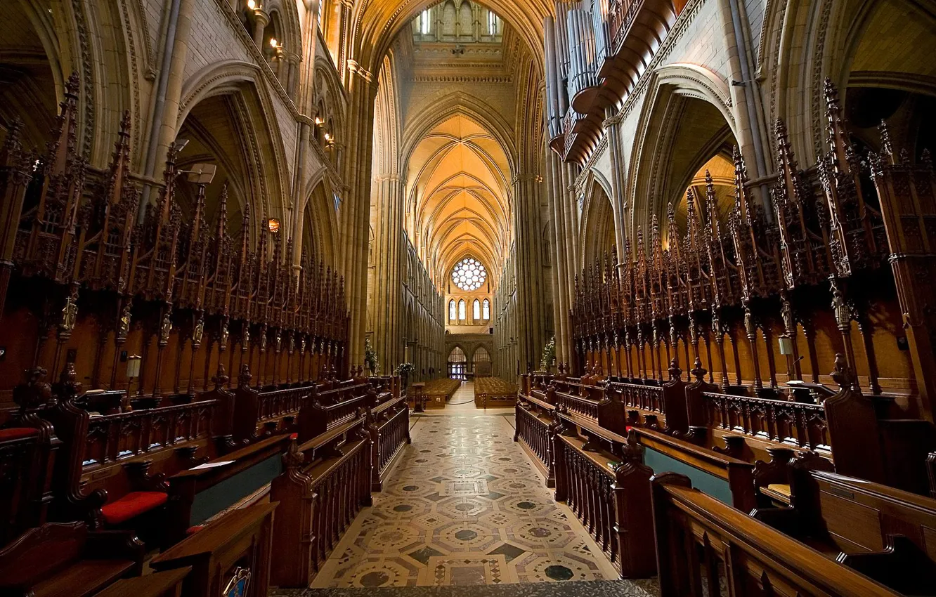 Photo wallpaper Cathedral, architecture, religion