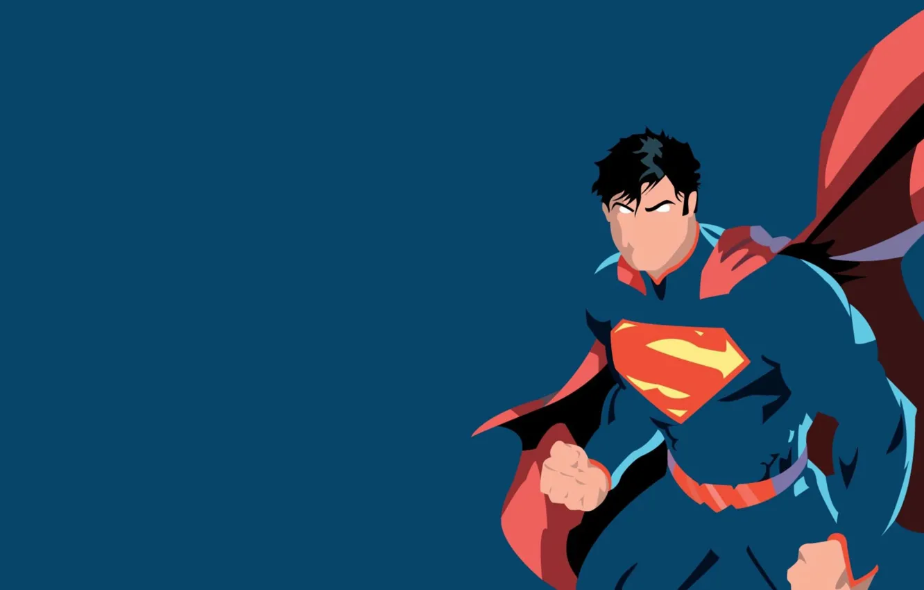 Photo wallpaper emblem, superman, cloak, super, Superman, superhero, super, hero