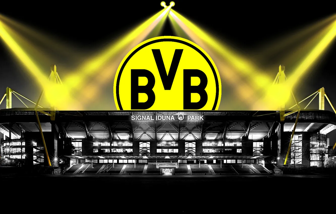 Photo wallpaper Dortmund, Borussia, The Signal Iduna Park