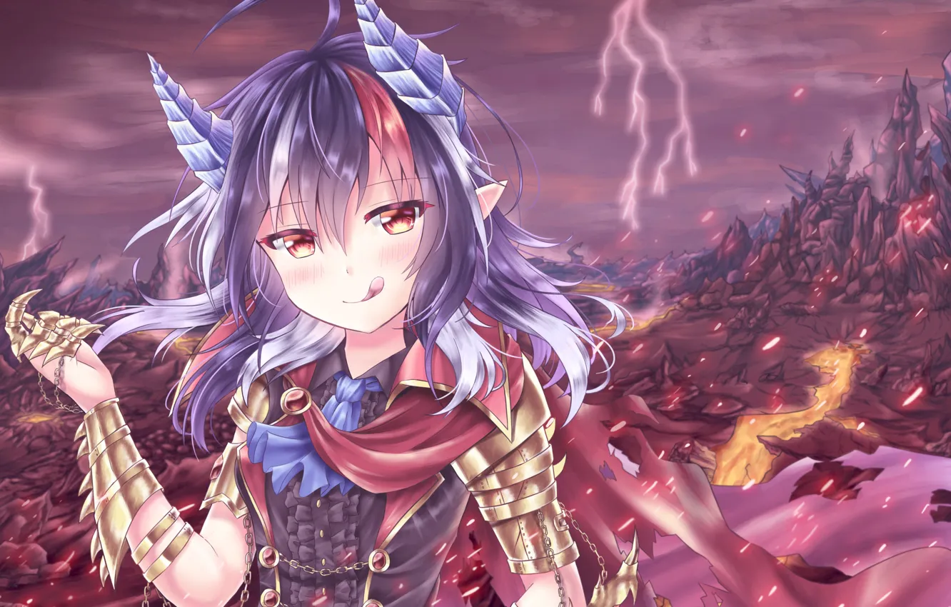 Photo wallpaper the game, anime, art, girl, touhou, kijin seija