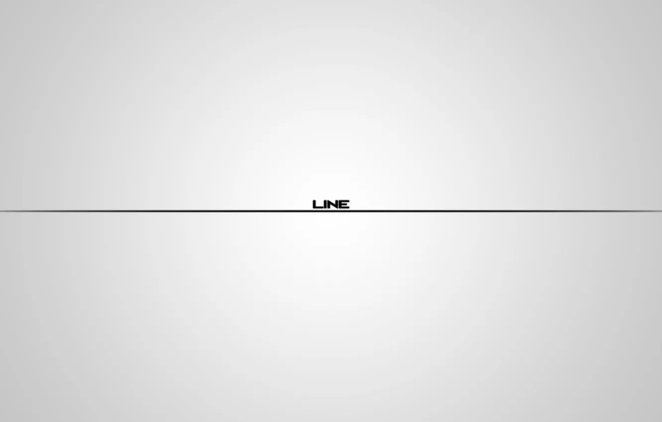 Photo wallpaper line, minimalism, white, Line