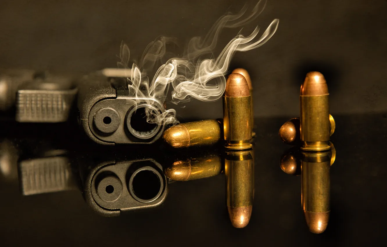 Photo wallpaper gun, gold, hand, group, full, handgun, magazine, firearm