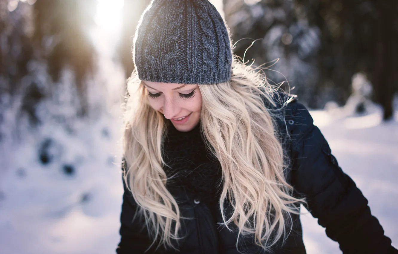 Photo wallpaper smile, freckles, Martin Kühn, Lisa-Marie