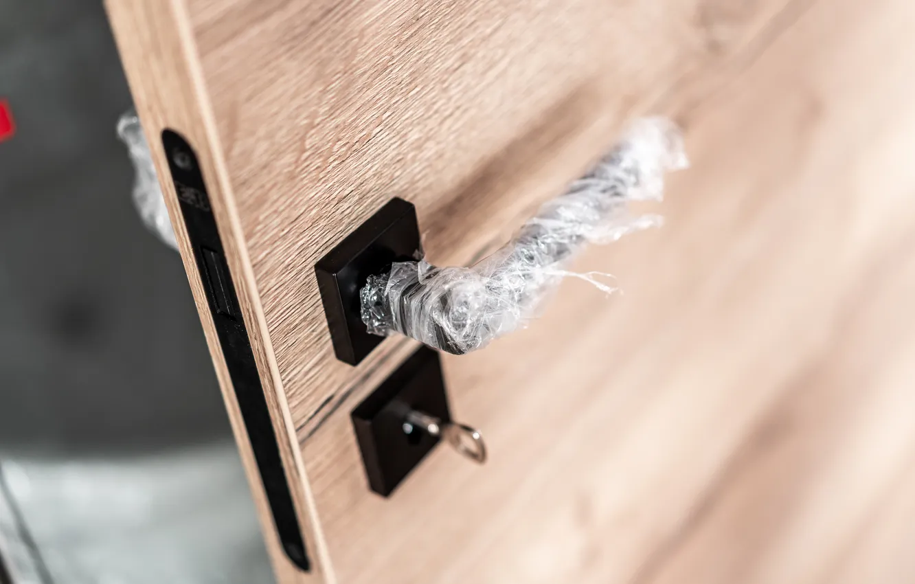 Photo wallpaper wood, new, door