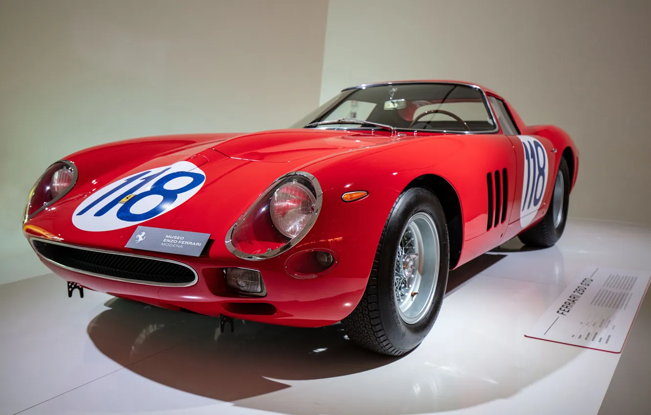Photo wallpaper red, sports car, Ferrari 250 GTO