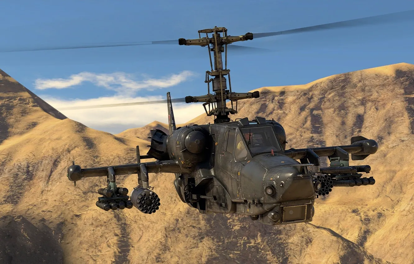 Photo wallpaper USSR, KA-50, Attack helicopter, OKB N.I. Kamov