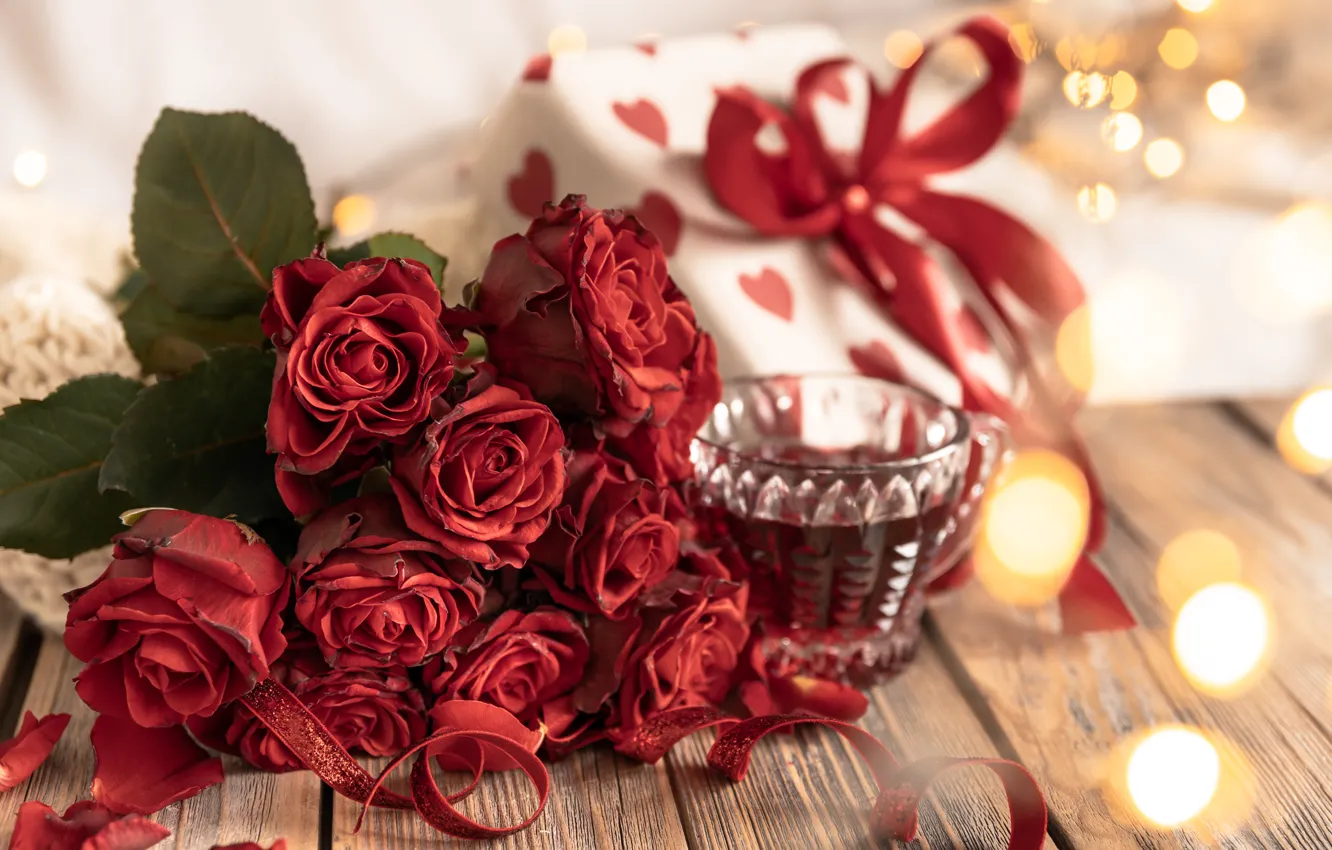 Photo wallpaper love, holiday, heart, hearts, Valentine's day, Valentine's day