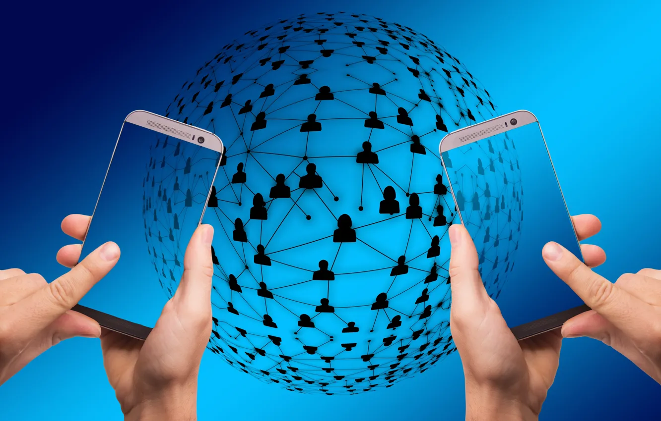 Photo wallpaper network, web, Internet, smartphone, WORLD