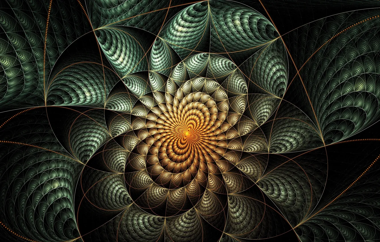 Photo wallpaper rays, line, pattern, symmetry