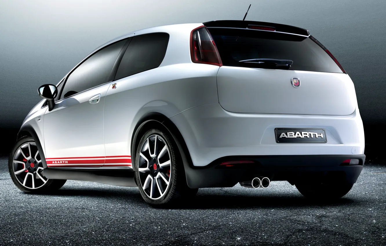 Photo wallpaper sport, hatchback, Abarth