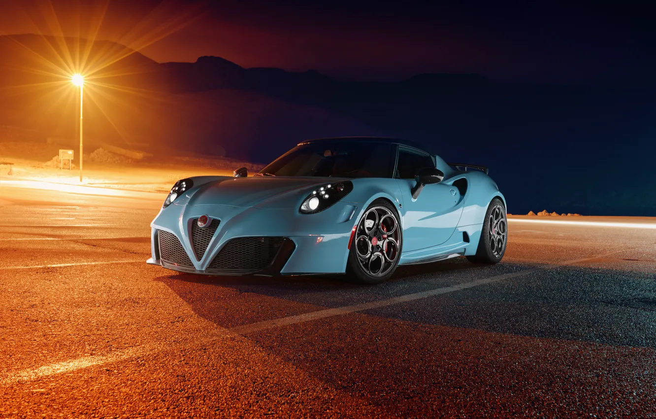 Photo wallpaper Zeus, Alfa Romeo 4C, Pogea Racing, 2019