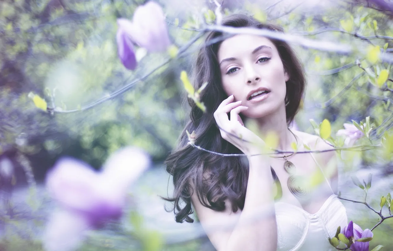 Photo wallpaper girl, portrait, Kathleen