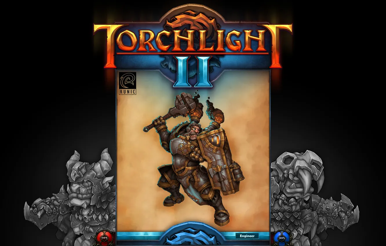 Photo wallpaper game, rpg, engineer, torchlight 2, runic