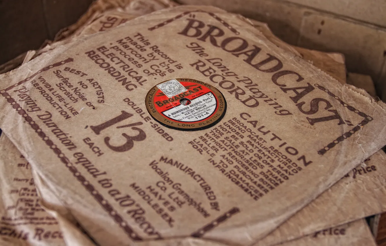 Photo wallpaper music, background, vinyl, record