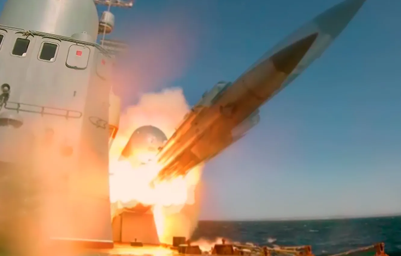 Photo wallpaper lightning, boat, start, rocket