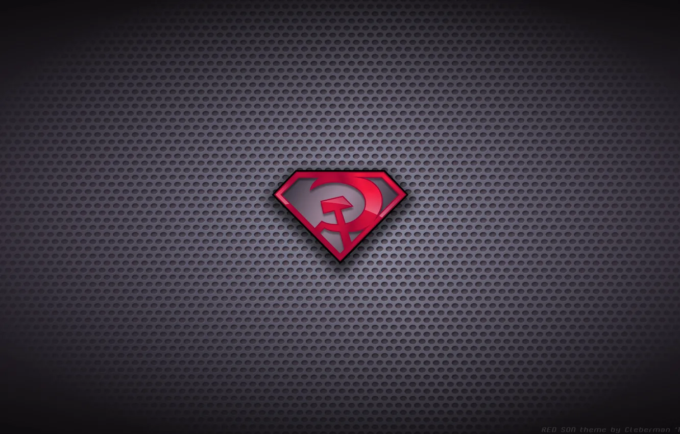 Photo wallpaper Superman, Superman, red son, red son