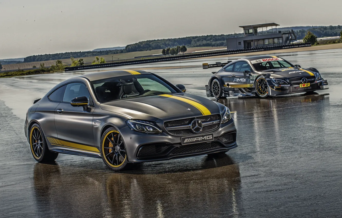 Photo wallpaper Mercedes-Benz, Mercedes, AMG, Coupe, AMG, C 63, 2014, C-Class