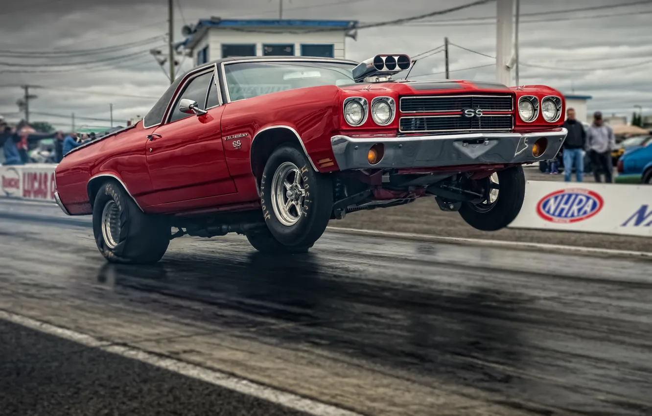 Photo wallpaper race, Chevrolet, muscle car, Muscle car, The Way, drag racing
