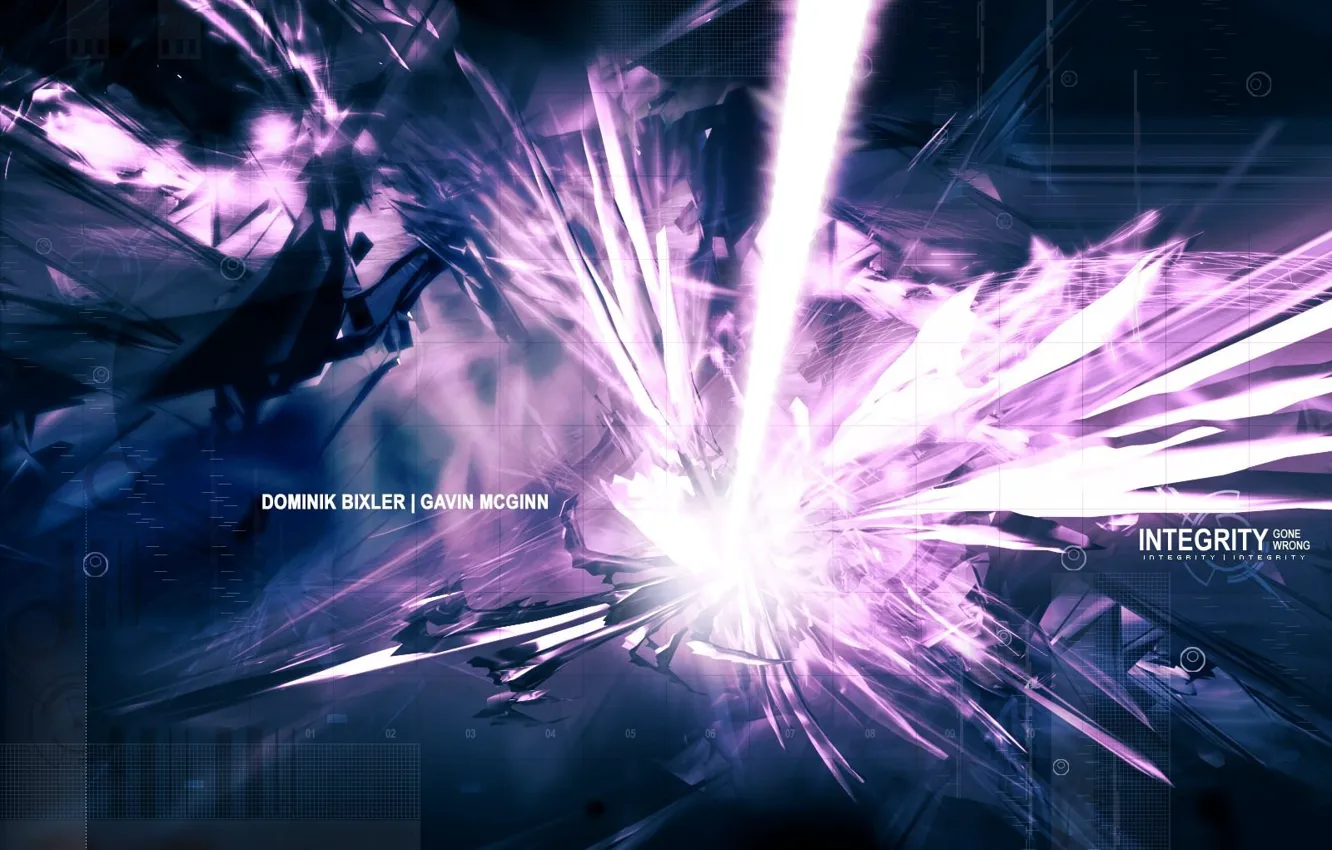 Photo wallpaper rays, techno, energy