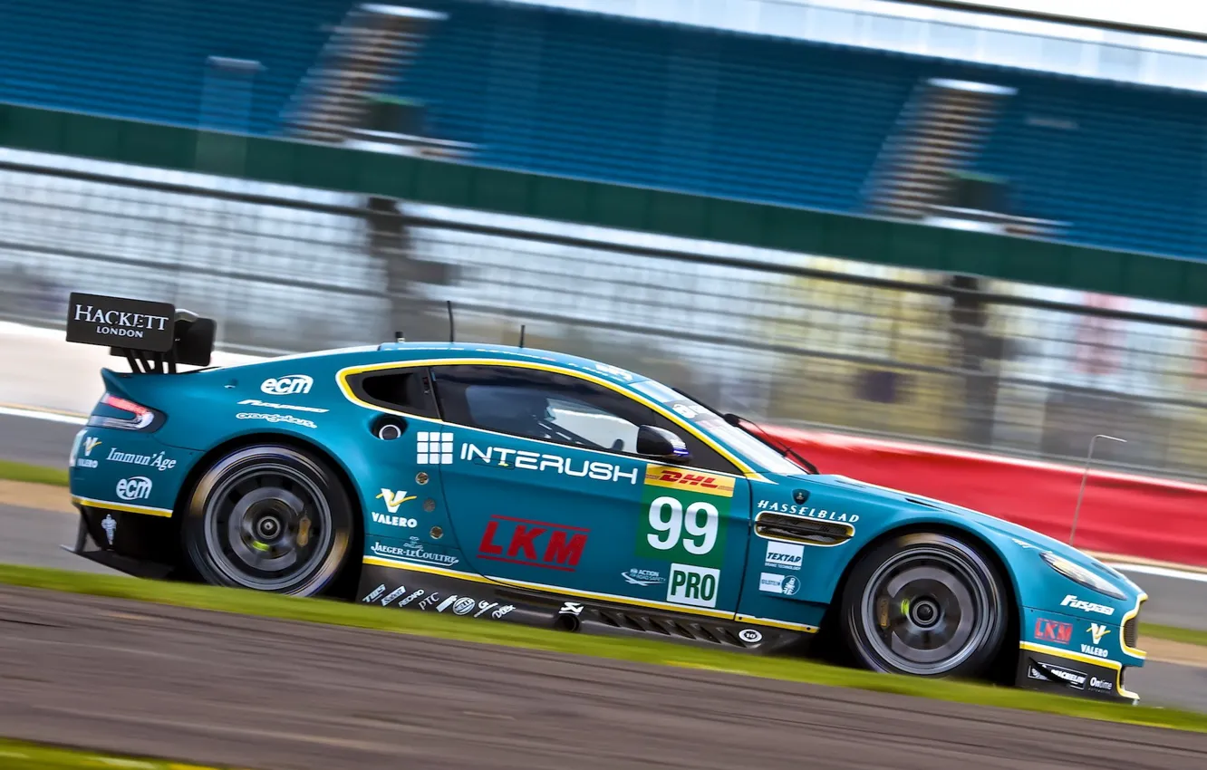 Photo wallpaper race, sport, Aston Martin Vantage V8