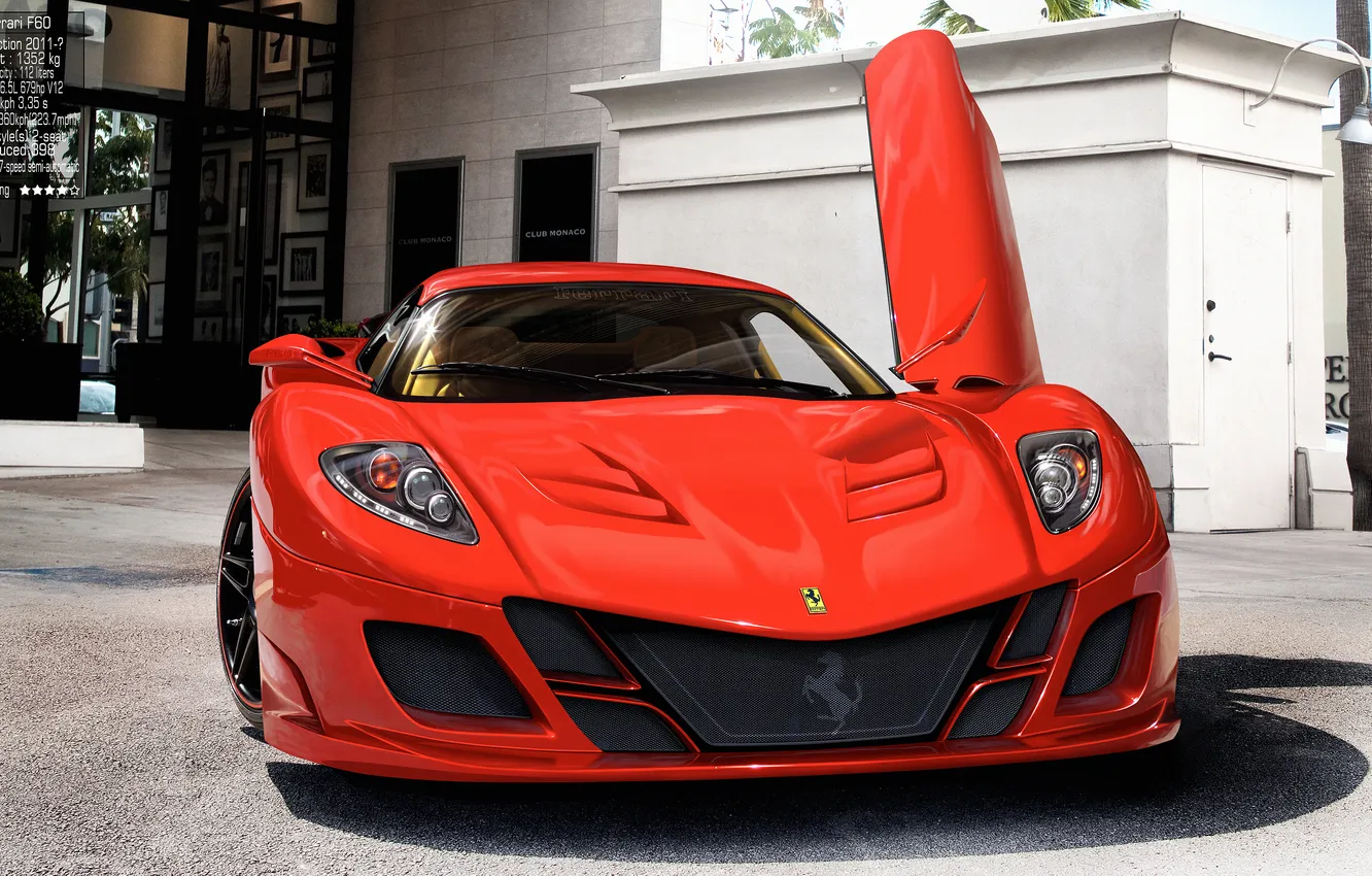 Photo wallpaper vector, Ferrari, f60, SSC