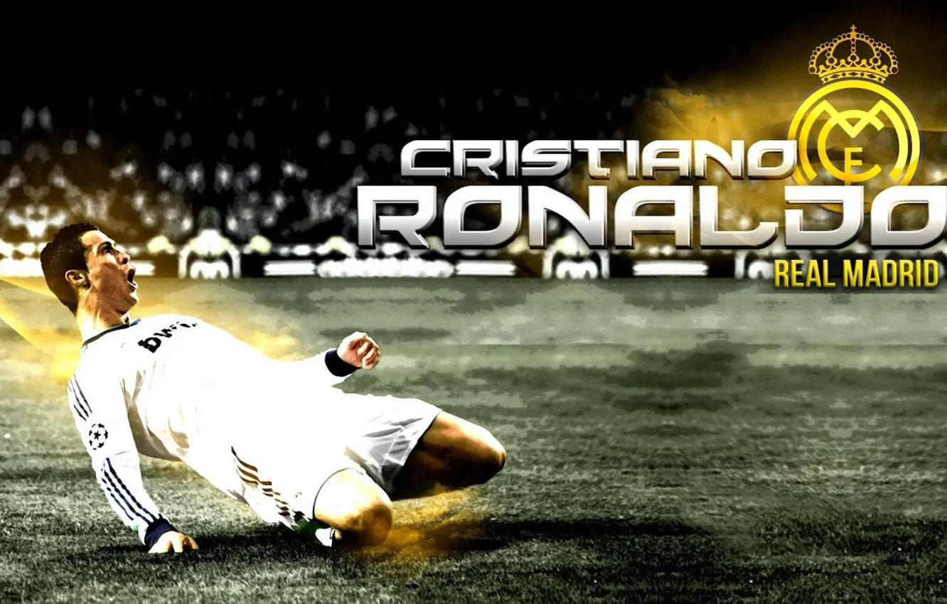 Photo wallpaper wallpaper, sport, Cristiano Ronaldo, football, player, Real Madrid CF