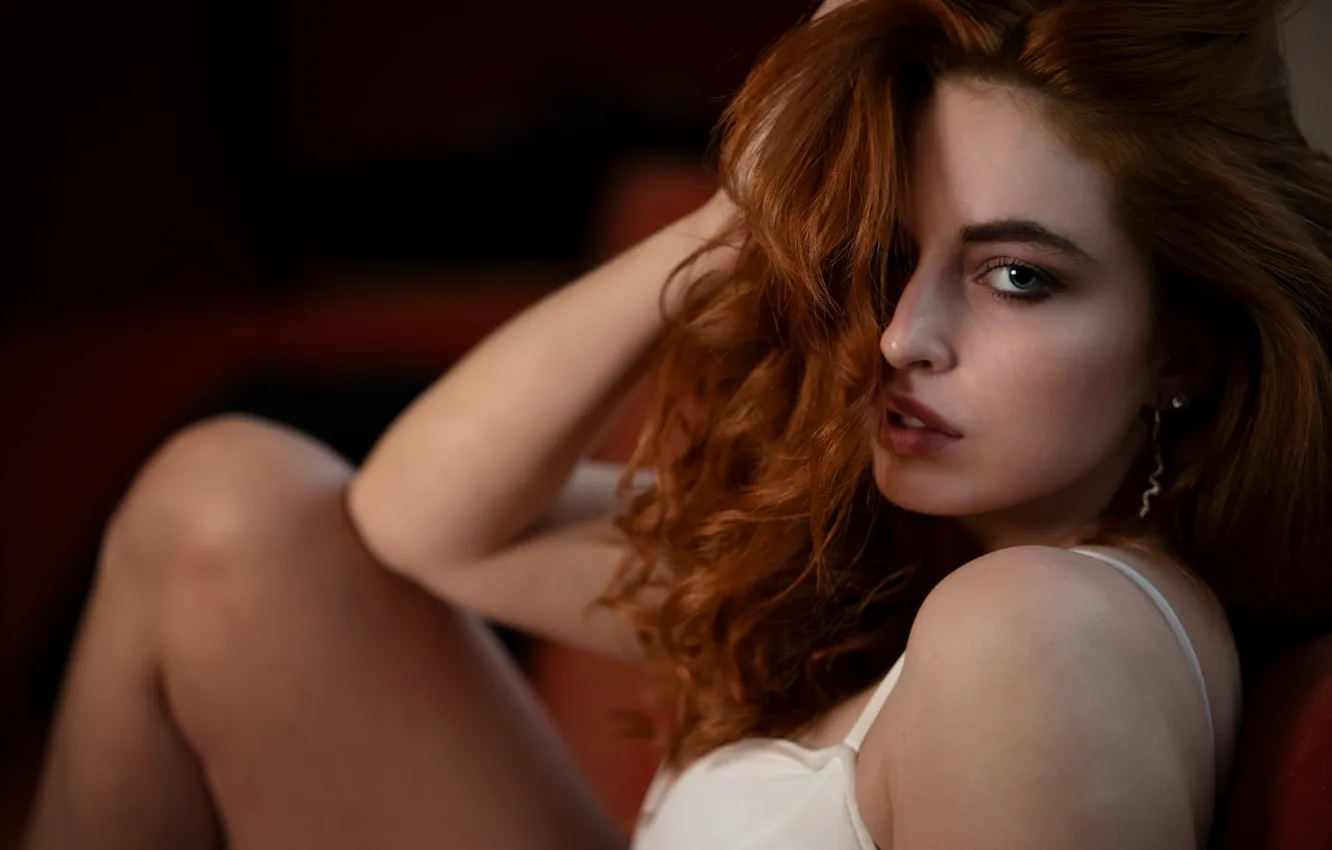 Photo wallpaper look, girl, portrait