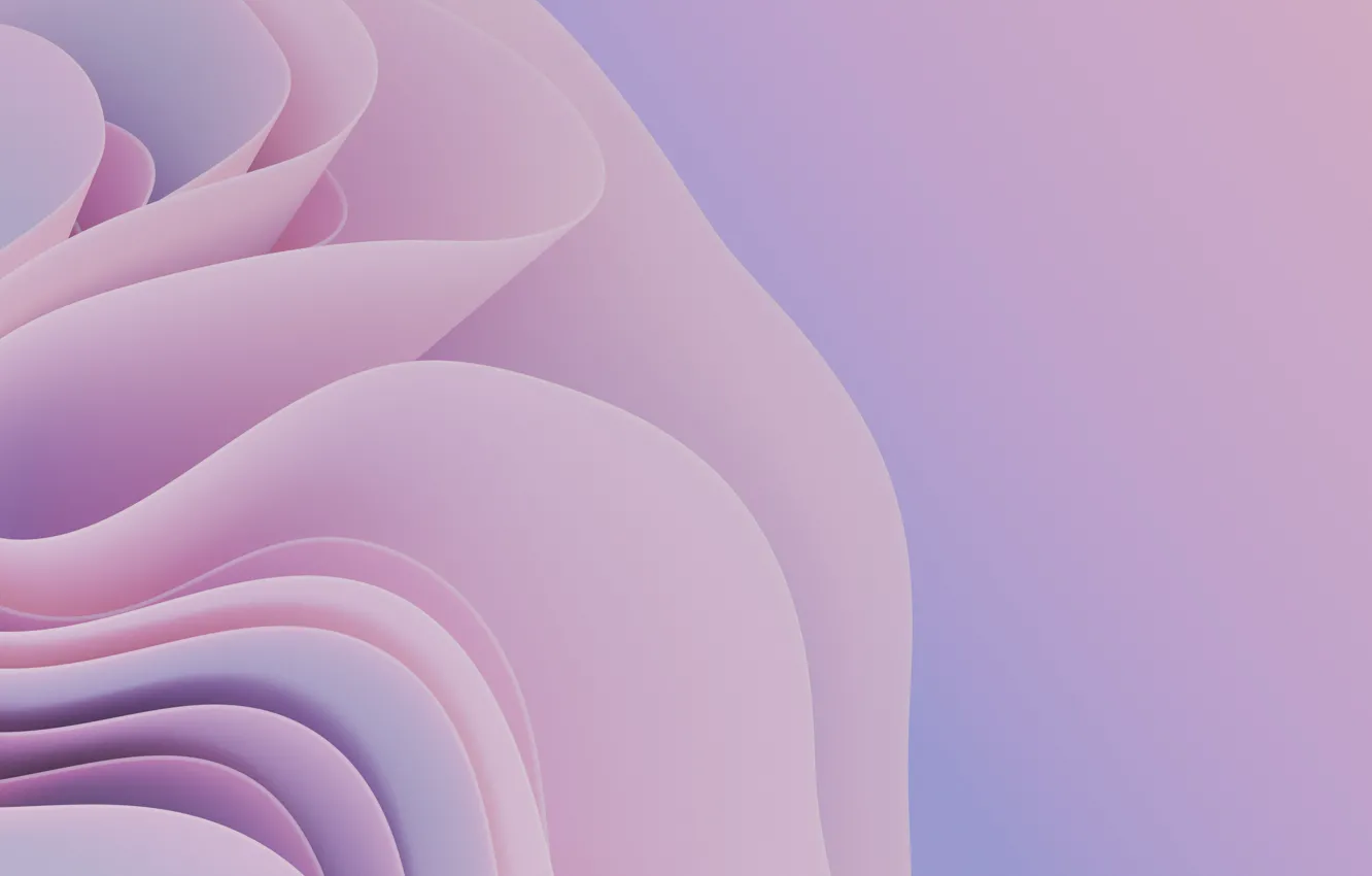 Photo wallpaper abstract, windows 11, soft pink