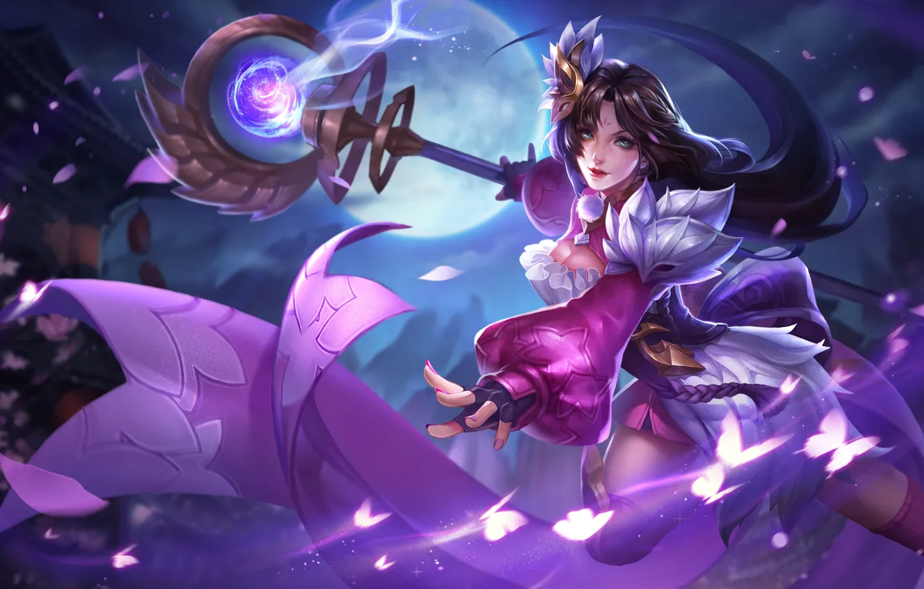 Photo wallpaper look, girl, art, tagme artist