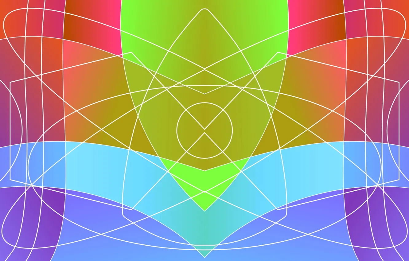 Photo wallpaper color, figure, geometry