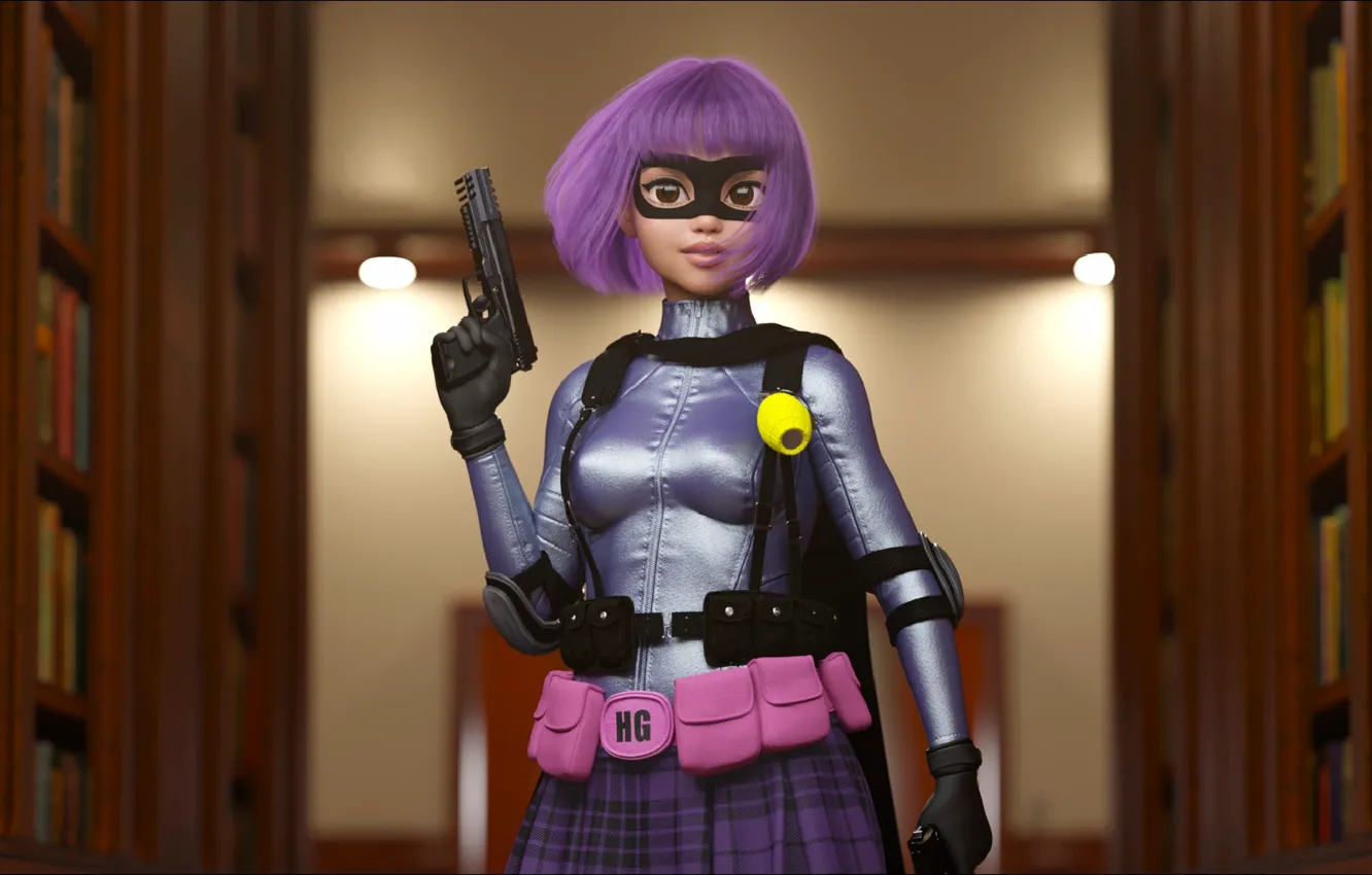 Photo wallpaper art, warning, mask, lady bug, Lady Bug