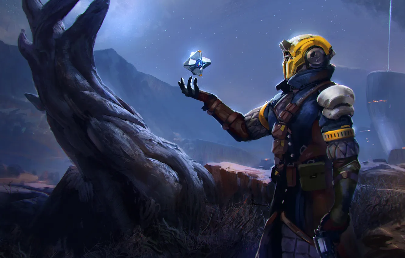 Photo wallpaper costume, helmet, armor, Bungie, warlock, Destiny