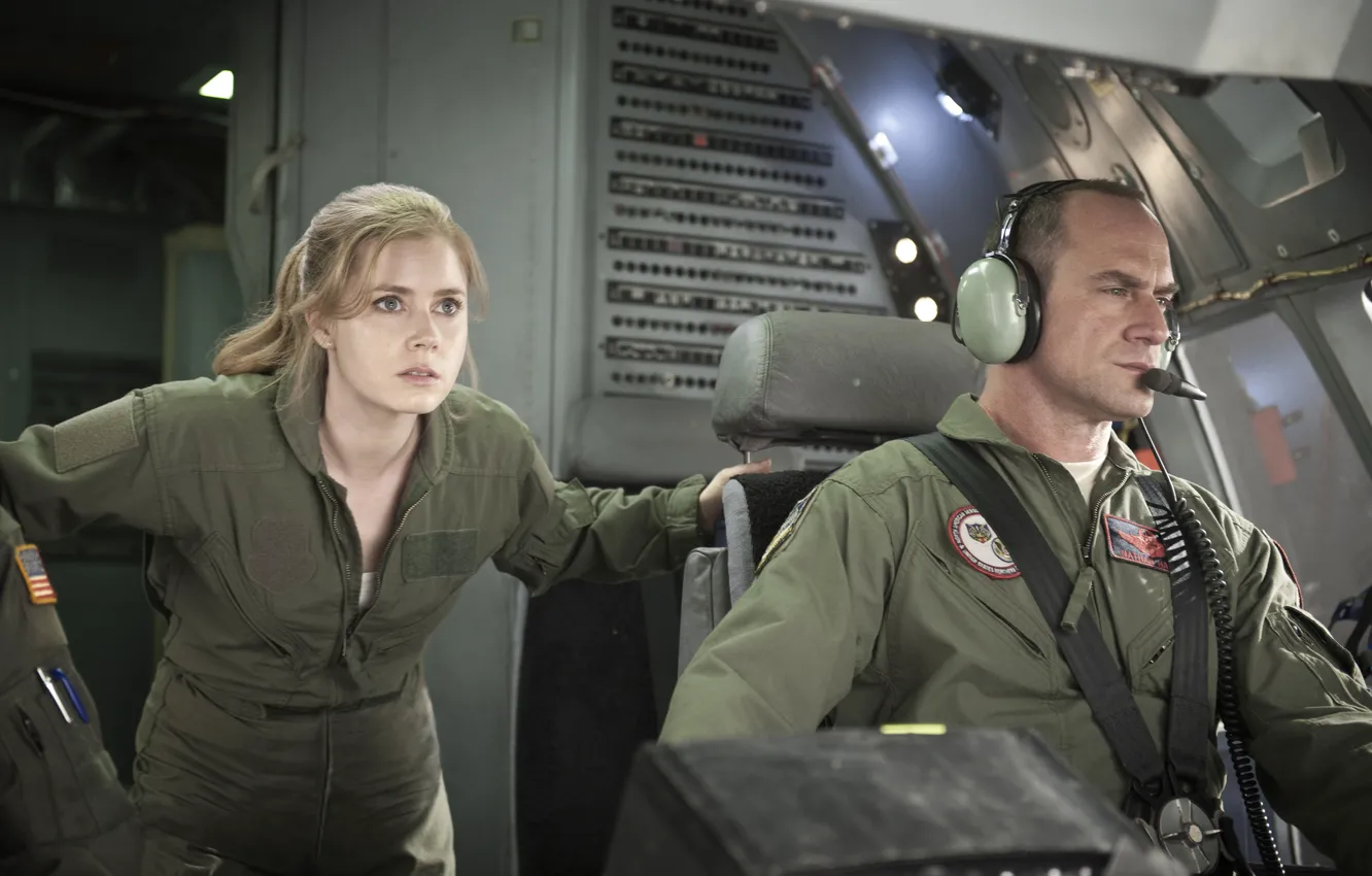 Photo wallpaper headphones, pilot, jumpsuit, Lois Lane, Man of steel, Man of Steel, Amy Adams, Amy Adams