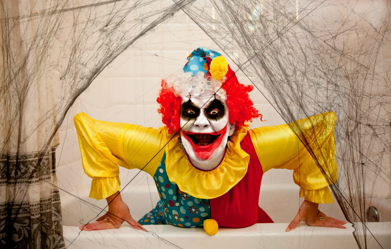 Photo wallpaper holiday, clown, Halloween