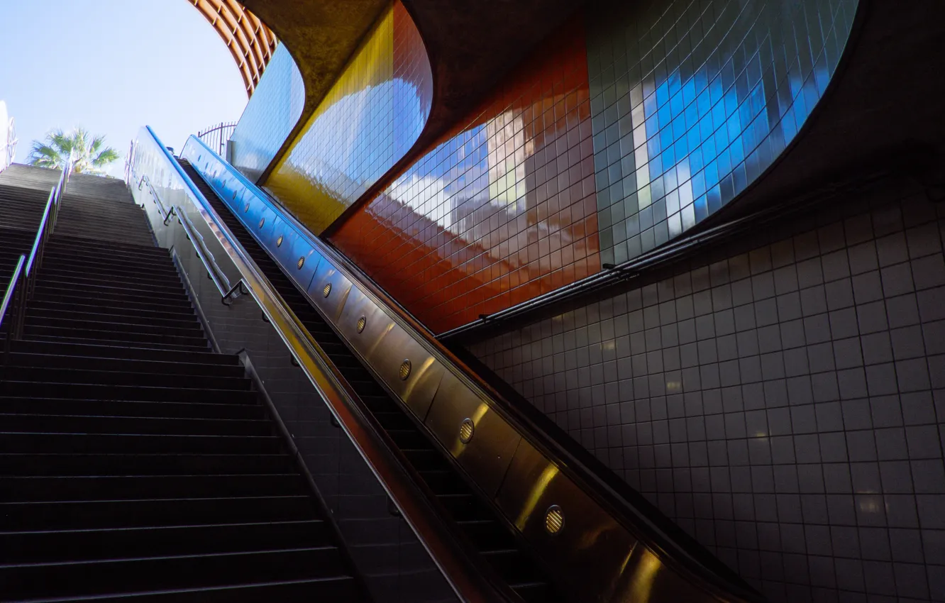 Photo wallpaper USA, United States, Los Angeles, Metro, america, United States of America, North Hollywood, San Fernando …