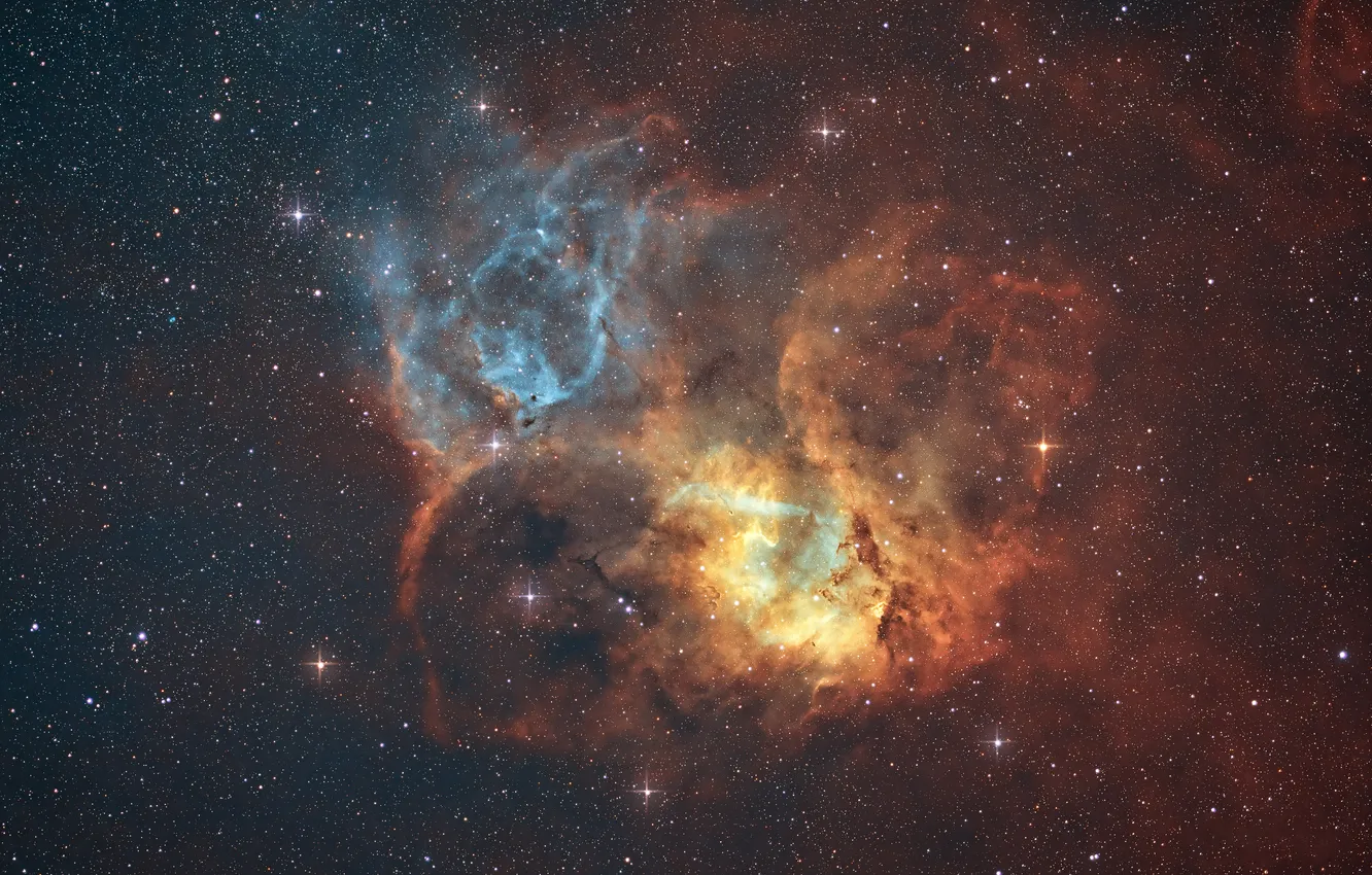 Photo wallpaper the sky, space, stars, the universe, galaxy, space, astrophotography