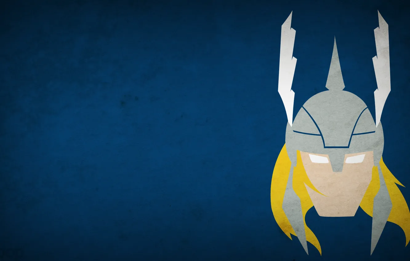 Photo wallpaper figure, minimalism, 1920x1080, Thor, picture, Minimalism