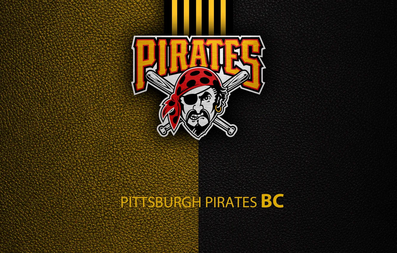 Photo wallpaper Sport, baseball, Pittsburgh Pirates, wallpaper, logo